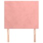 vidaXL Kopfteile 2 Stk. Rosa 100x5x78/88 cm Samt vidaXL Kopfteile 2 Stk. Rosa 100x5x78/88 cm Samt