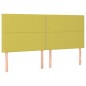 vidaXL Kopfteile 4 Stk. Grün 80x5x78/88 cm Stoff