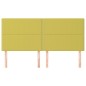 vidaXL Kopfteile 4 Stk. Grün 80x5x78/88 cm Stoff