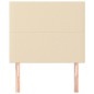 vidaXL Kopfteile 2 Stk. Creme 90x5x78/88 cm Stoff