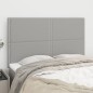 vidaXL Kopfteile 4 Stk. Hellgrau 72x5x78/88 cm Stoff vidaXL Kopfteile 4 Stk. Hellgrau 72x5x78/88 cm Stoff