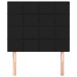 vidaXL Kopfteile 2 Stk. Schwarz 80x5x78/88 cm Stoff