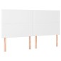 vidaXL Kopfteile 4 Stk. Weiß 90x5x78/88 cm Kunstleder vidaXL Kopfteile 4 Stk. Weiß 90x5x78/88 cm Kunstleder