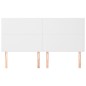 vidaXL Kopfteile 4 Stk. Weiß 90x5x78/88 cm Kunstleder vidaXL Kopfteile 4 Stk. Weiß 90x5x78/88 cm Kunstleder