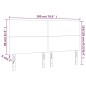 vidaXL Kopfteile 4 Stk. Weiß 90x5x78/88 cm Kunstleder vidaXL Kopfteile 4 Stk. Weiß 90x5x78/88 cm Kunstleder
