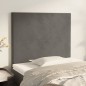 vidaXL Kopfteile 2 Stk. Dunkelgrau 100x5x78/88 cm Samt vidaXL Kopfteile 2 Stk. Dunkelgrau 100x5x78/88 cm Samt