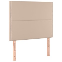 vidaXL Kopfteile 2 Stk. Cappuccino-Braun 100x5x78/88 cm Kunstleder