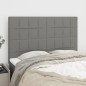 vidaXL Kopfteile 4 Stk. Dunkelgrau 72x5x78/88 cm Stoff vidaXL Kopfteile 4 Stk. Dunkelgrau 72x5x78/88 cm Stoff