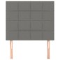 vidaXL Kopfteile 2 Stk. Dunkelgrau 100x5x78/88 cm Stoff vidaXL Kopfteile 2 Stk. Dunkelgrau 100x5x78/88 cm Stoff