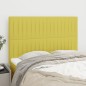 vidaXL Kopfteile 4 Stk. Grün 72x5x78/88 cm Stoff