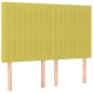 vidaXL Kopfteile 4 Stk. Grün 72x5x78/88 cm Stoff