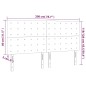vidaXL Kopfteile 4 Stk. Weiß 100x5x78/88 cm Kunstleder vidaXL Kopfteile 4 Stk. Weiß 100x5x78/88 cm Kunstleder