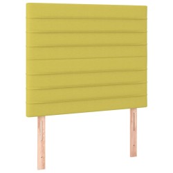 vidaXL Kopfteile 2 Stk. Grün 80x5x78/88 cm Stoff