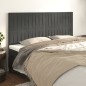vidaXL Kopfteile 4 Stk. Dunkelgrau 100x5x78/88 cm Samt vidaXL Kopfteile 4 Stk. Dunkelgrau 100x5x78/88 cm Samt