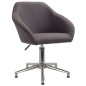 Esszimmerstühle 2 Stk. Drehbar Taupe Stoff Esszimmerstühle 2 Stk. Drehbar Taupe Stoff