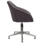 Esszimmerstühle 2 Stk. Drehbar Taupe Stoff Esszimmerstühle 2 Stk. Drehbar Taupe Stoff