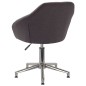 Esszimmerstühle 2 Stk. Drehbar Taupe Stoff Esszimmerstühle 2 Stk. Drehbar Taupe Stoff