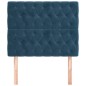 vidaXL Kopfteile 2 Stk. Dunkelblau 90x7x78/88 cm Samt vidaXL Kopfteile 2 Stk. Dunkelblau 90x7x78/88 cm Samt