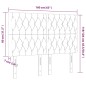 vidaXL Kopfteile 4 Stk. Grün 80x7x78/88 cm Stoff vidaXL Kopfteile 4 Stk. Grün 80x7x78/88 cm Stoff