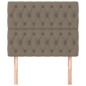 vidaXL Kopfteile 2 Stk. Taupe 90x7x78/88 cm Stoff vidaXL Kopfteile 2 Stk. Taupe 90x7x78/88 cm Stoff