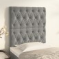 vidaXL Kopfteile 2 Stk. Hellgrau 80x7x78/88 cm Samt vidaXL Kopfteile 2 Stk. Hellgrau 80x7x78/88 cm Samt