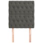 vidaXL Kopfteile 2 Stk. Dunkelgrau 80x7x78/88 cm Samt vidaXL Kopfteile 2 Stk. Dunkelgrau 80x7x78/88 cm Samt