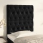 vidaXL Kopfteile 2 Stk. Schwarz 80x7x78/88 cm Samt vidaXL Kopfteile 2 Stk. Schwarz 80x7x78/88 cm Samt