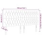 vidaXL Kopfteile 4 Stk. Dunkelgrau 90x7x78/88 cm Stoff vidaXL Kopfteile 4 Stk. Dunkelgrau 90x7x78/88 cm Stoff