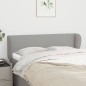 vidaXL Kopfteil mit Ohren Hellgrau 147x23x78/88 cm Stoff vidaXL Kopfteil mit Ohren Hellgrau 147x23x78/88 cm Stoff