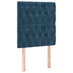 vidaXL Kopfteile 2 Stk. Dunkelblau 80x7x78/88 cm Samt