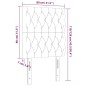 vidaXL Kopfteile 2 Stk. Dunkelblau 80x7x78/88 cm Samt vidaXL Kopfteile 2 Stk. Dunkelblau 80x7x78/88 cm Samt