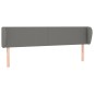 vidaXL Kopfteil mit Ohren Dunkelgrau 163x23x78/88 cm Stoff vidaXL Kopfteil mit Ohren Dunkelgrau 163x23x78/88 cm Stoff