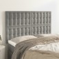 vidaXL Kopfteile 4 Stk. Hellgrau 72x5x78/88 cm Samt vidaXL Kopfteile 4 Stk. Hellgrau 72x5x78/88 cm Samt
