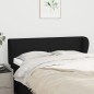 vidaXL Kopfteil mit Ohren Schwarz 147x23x78/88 cm Stoff vidaXL Kopfteil mit Ohren Schwarz 147x23x78/88 cm Stoff