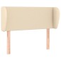 vidaXL Kopfteil mit Ohren Creme 83x23x78/88 cm Stoff vidaXL Kopfteil mit Ohren Creme 83x23x78/88 cm Stoff