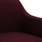 Esszimmerstühle 2 Stk. Drehbar Lila Stoff Esszimmerstühle 2 Stk. Drehbar Lila Stoff