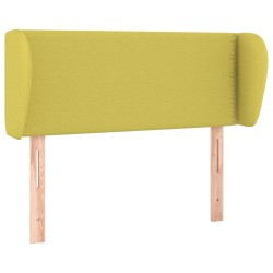 vidaXL Kopfteil mit Ohren Grün 93x23x78/88 cm Stoff