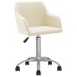 Esszimmerstühle 2 Stk. Drehbar Creme Stoff Esszimmerstühle 2 Stk. Drehbar Creme Stoff