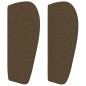 vidaXL Kopfteil mit Ohren Dunkelbraun 93x23x78/88 cm Stoff vidaXL Kopfteil mit Ohren Dunkelbraun 93x23x78/88 cm Stoff