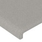 vidaXL Kopfteil mit Ohren Hellgrau 93x23x78/88 cm Stoff vidaXL Kopfteil mit Ohren Hellgrau 93x23x78/88 cm Stoff