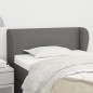 vidaXL Kopfteil mit Ohren Dunkelgrau 93x23x78/88 cm Stoff vidaXL Kopfteil mit Ohren Dunkelgrau 93x23x78/88 cm Stoff