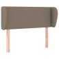 vidaXL Kopfteil mit Ohren Taupe 93x23x78/88 cm Stoff vidaXL Kopfteil mit Ohren Taupe 93x23x78/88 cm Stoff