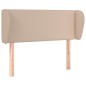 vidaXL Kopfteil mit Ohren Cappuccino-Braun 103x23x78/88 cm Kunstleder vidaXL Kopfteil mit Ohren Cappuccino-Braun 103x23x78/88 cm Kunstleder