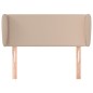 vidaXL Kopfteil mit Ohren Cappuccino-Braun 103x23x78/88 cm Kunstleder vidaXL Kopfteil mit Ohren Cappuccino-Braun 103x23x78/88 cm Kunstleder