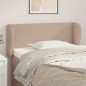 vidaXL Kopfteil mit Ohren Cappuccino-Braun 93x23x78/88 cm Kunstleder vidaXL Kopfteil mit Ohren Cappuccino-Braun 93x23x78/88 cm Kunstleder
