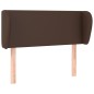 vidaXL Kopfteil mit Ohren Braun 103x23x78/88 cm Kunstleder vidaXL Kopfteil mit Ohren Braun 103x23x78/88 cm Kunstleder