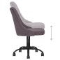 Esszimmerstuhl Drehbar Taupe Stoff Esszimmerstuhl Drehbar Taupe Stoff