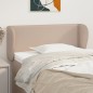 vidaXL Kopfteil mit Ohren Cappuccino-Braun 93x23x78/88 cm Kunstleder vidaXL Kopfteil mit Ohren Cappuccino-Braun 93x23x78/88 cm Kunstleder