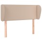vidaXL Kopfteil mit Ohren Cappuccino-Braun 93x23x78/88 cm Kunstleder vidaXL Kopfteil mit Ohren Cappuccino-Braun 93x23x78/88 cm Kunstleder