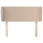 vidaXL Kopfteil mit Ohren Cappuccino-Braun 93x23x78/88 cm Kunstleder vidaXL Kopfteil mit Ohren Cappuccino-Braun 93x23x78/88 cm Kunstleder
